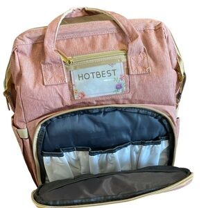 Brand New Travel Diaper Bag Back Pack 3 in 1 Foldable Bed